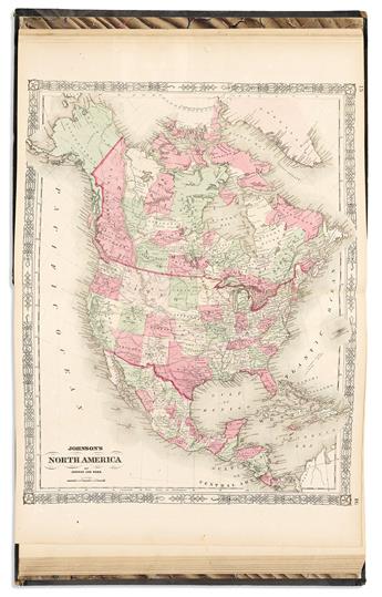 JOHNSON, A.J.; and COLTON, J.H. Johnsons New Illustrated (Steel Plate) Family Atlas.